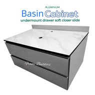 Basin Cabinet/Aluminium Basin Cabinet/Basin Cabinet wTabletop/Bathroom Basin Cabinet/Countertop Cabinet/Bathroom Counter