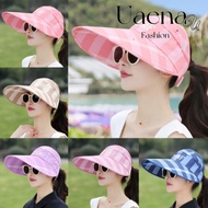 UAENAU Protection Sun Hat Outdoor Canvas Beach Cap