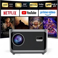 JY540 4K Projector Android 13.0 System 1080P Wi-Fi 6 Bluetooth 5.2 Autofocus Correction