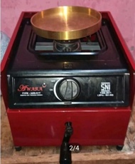 kompor leker dan alat putarnya serta leker ukuran 16cm