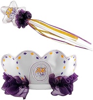 NCAA Louisiana State Fightin Tigers Princess Tiara and Wand Set