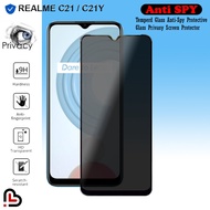 Realme C21 / C21Y Tempered Glass Anti Spy Anti Scratch Anti privacy Glass