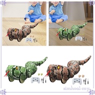 [SimhoabeMY] Remote Control Snake Toy Fake Snake Toy Electronic Crawler Reptile Model for Party