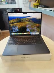 【艾爾巴二手】MACBOOK AIR M3/16G/512G 13吋 黑#保固中#二手筆電#漢口店 2LLJY