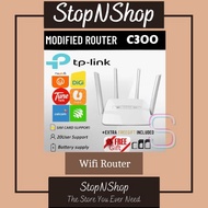 🔥READY STOCK🔥 C300 Modified WIFI ROUTER 4G LTE CPE Router Modem Unlocked Unlimited Hotspot Wifi Modified Modem