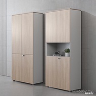 Shanghai Cabinet Office Cabinet Bookcase File Cabinet Data Board Wooden Storage Boss with Combinatio