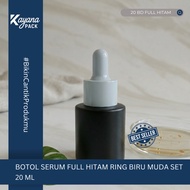 20ML FULL BLACK BD SERUM PIPETTE BOTTLE BLACK BD/ 20 ML Ring LIGHTbiru SET (BD FULL BLACK 20)
