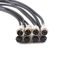 {READY STOCK} Double Head with Cable Aviation Plug GX16-2345 Core Female to Female Head Male to Male