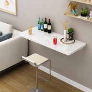 Table Long Wall Hanging Folding Table Household Wall-Mounted Dining Table Dining Table Wall-Mounted 
