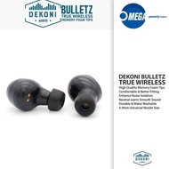 Original DEKONI BULLETZ for True Wireless TWS Memory Foam Tips/Eartips/Earpiece