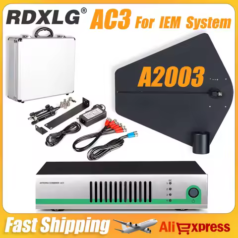 RDXLG AC3 Antenna Combiner & Paddles / AC10 Distribution Amplifier + Active Combiner 450-960Mhz For 