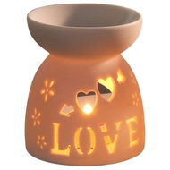 HAPPY TIME-Ceramic Diffuser Candle Burner Ceramic Burning Essential Oils Diffusers Aromatic Lamp