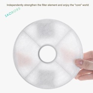Pet Activated Carbon Filter for Cat Water Drinking Fountain Round Filter Replacement Cat Dog Water