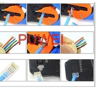 Cat6 Cat6 Crimping Tool Network Strip Cut Crimping Tool AX10