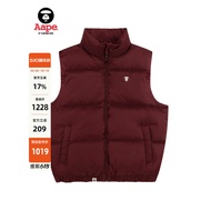 Aape Flagship Store Men's Autumn Winter Small Label Badge Simple Casual Red Vest Down Jacket 7721XXP