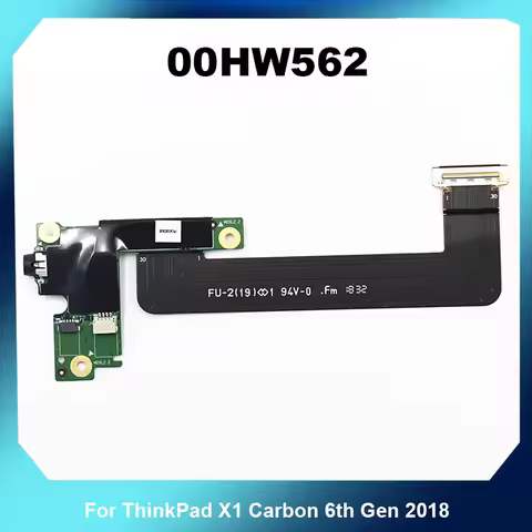 Audio Jack Board Cable 00HW562 For ThinkPad X1 Carbon 6th Gen 2018 Headphone Port