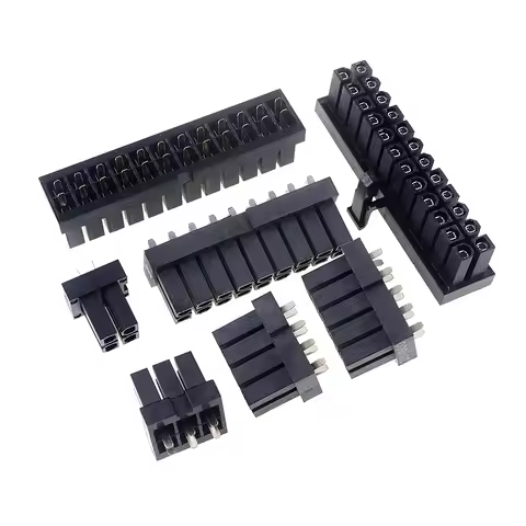 5/20 PCS 4.2 MM 4 6 8 10 18 20 24 PIN Socket Female Header Computer PCEI PCI-E GPU CPU EPS ATX PSC P
