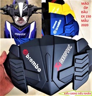 MÃO ỐP ĐẦU EX 150 + XE ĐIỆN MẪU MỚI KIỂU ROBOT ỐP ĐẦU TRANG TRÍ XE PHỤ TÙNG XE MÁY PHỤ KIỆN XE MÁ