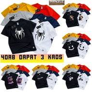 40K GET 3 CHILDREN'S T-SHIRTS Ages 2-16 Years Unisex Clothes CWO and CW T-shirts for Boys Bus Motif 
