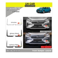 NEW PERODUA AXIA 2023 CAR FRONT BUMPER CANARD