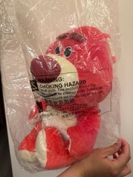 迪士尼玩具總動員  toyStory Lotso 熊抱哥 毛絨公仔