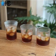 [Stok sedia] Kaca Korea Gaya Klasik Cawan kopi Cawan kaca gelas wiski Cawan Jus Bir Berbentuk Mudah Cawan Kopi Wain Berg