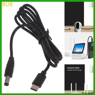 BUB Type-C Male to 5521mm Male Charging Cable DC9 12 15 20V Power Supply Adapter Cord Converter Conn