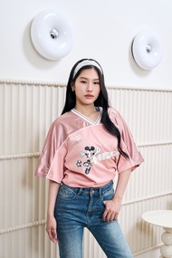 Niyom Jeans collection Mickey Mouse : รุ่น JS-D001 เสื้อ Jersy ผ้าโพลีเอสเตอร์