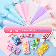 60g DIY crystal glue deco cream DIY beginner Cream Glue Diy Phone Case Decoden Cream Handmade Materi