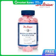 Dr. Brian Biotin Gummy 5000 Peach Flavor (100 Count)