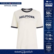 Tommy Hilfiger เสื้อยืด ผู้หญิง รุ่น WW0WW41208 AEF - สีเบจ ทรง Regular Fit