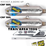 Norifumi Rocket 4 Bore up CRF 150 L STAINLESS ORIGINAL exhaust