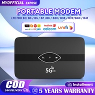 Modem Pocket Portable 5G Wifi Router Hotspot Wifi Unlock  Support All Telco