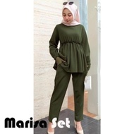 READDYYY YA! Marisa Set Pakaian Wanita dengan Celana Fashion Muslim
