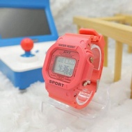 AIKE digital watch square face model pastel color womens watch timer alarm light water resistant