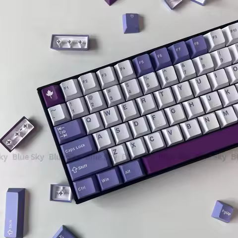 [Blue Sky] GMK theme Keycap Tuzi Cherry Profile Doubleshot ABS material 163keys for MX Mechanicla ke