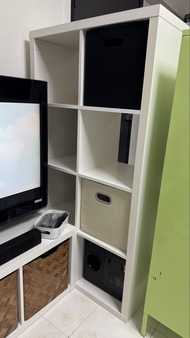 IKEA KALLAX 四層白色木架儲物櫃