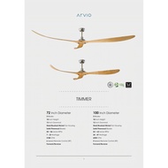 ARVIO TIMMER Large Ceiling Fan (72"/100")