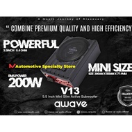 Awave Subwoofer awave V13 5.5inch Mini Powered Active Subwoofer Mini woofer