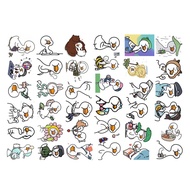 Sticker / Duck meme sticker Waterproof clear decal sticker