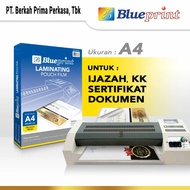 BLUEPRINT Laminating Film Plastic Size A4 - F4 Laminating Film/ 100 Micron A4 - F4