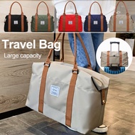 [SG SELLER] Large Capacity Waterproof Travel Bag Women Handbag Oxford Cloth Waterproof Shoulder Bag 
