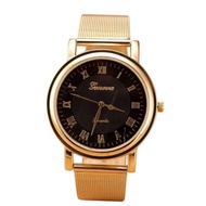 Geneva stainless gold women’s wrist watch
