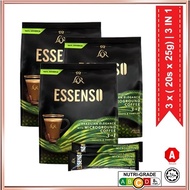 L'OR ESSENSO MICROGROUND INSTANT 3IN1 COFFEE RICH & COMPLEX COFFEE BEANS 20 X 25G (625G) X 3 PACKS A