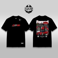 Sportswagen Ferrari F80 Short-Sleeved Menswear Casual Stylish Streetwear Crewneck T-Shirt