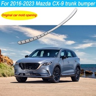 For Mazda CX-9 CX9 CX 9 2016-2022 2023 Trunk Trim Rear Bumper Protector Car Accessories Stainless St