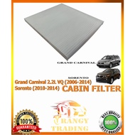 CABIN FILTER for Kia Grand Carnival 2.2L VQ 2006-2014, Sorento 2010-2014 (97133-2F010) 4x4b