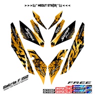 Suzuki Satria Fu 150 Injection Body Striping Sticker (5) Raider 150 Motorcycle Sticker