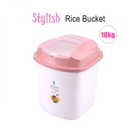 Rice Storage Container Box 10kg Kitchen Storage Bekas Beras Bekas Simpan Beras