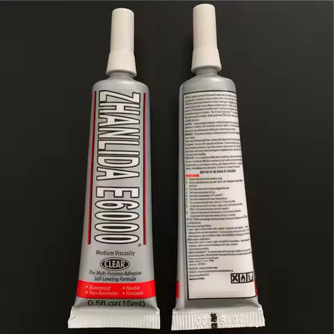 Zhanlida e6000 15ml transparent Glue Super Multi-purpose Adhesive Self-leveling Formula for Jewelry 